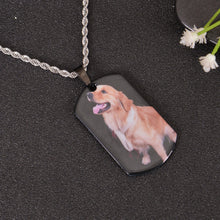 personalised dog tag necklace