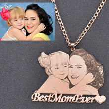 personalized photo necklace