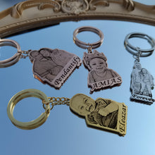 Photo Keychain Gold