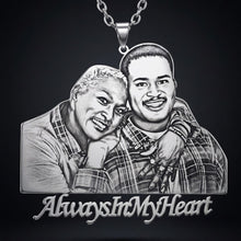 Silver Photo Pendant