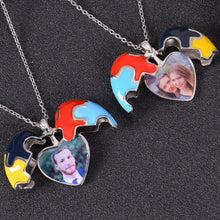 customized photo puzzle necklace