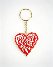 Individual custom photo keyring displaying a colorful personal picture