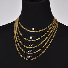 cuban necklace gold