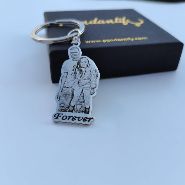  Styletify Custom Photo Keychain,Crystal Keychain Set  Personalized Keyrings Double-Sided Customized Keychain with Picture Ellipse  : Clothing, Shoes & Jewelry