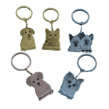 Custom Photo Engraved Pet Keychain