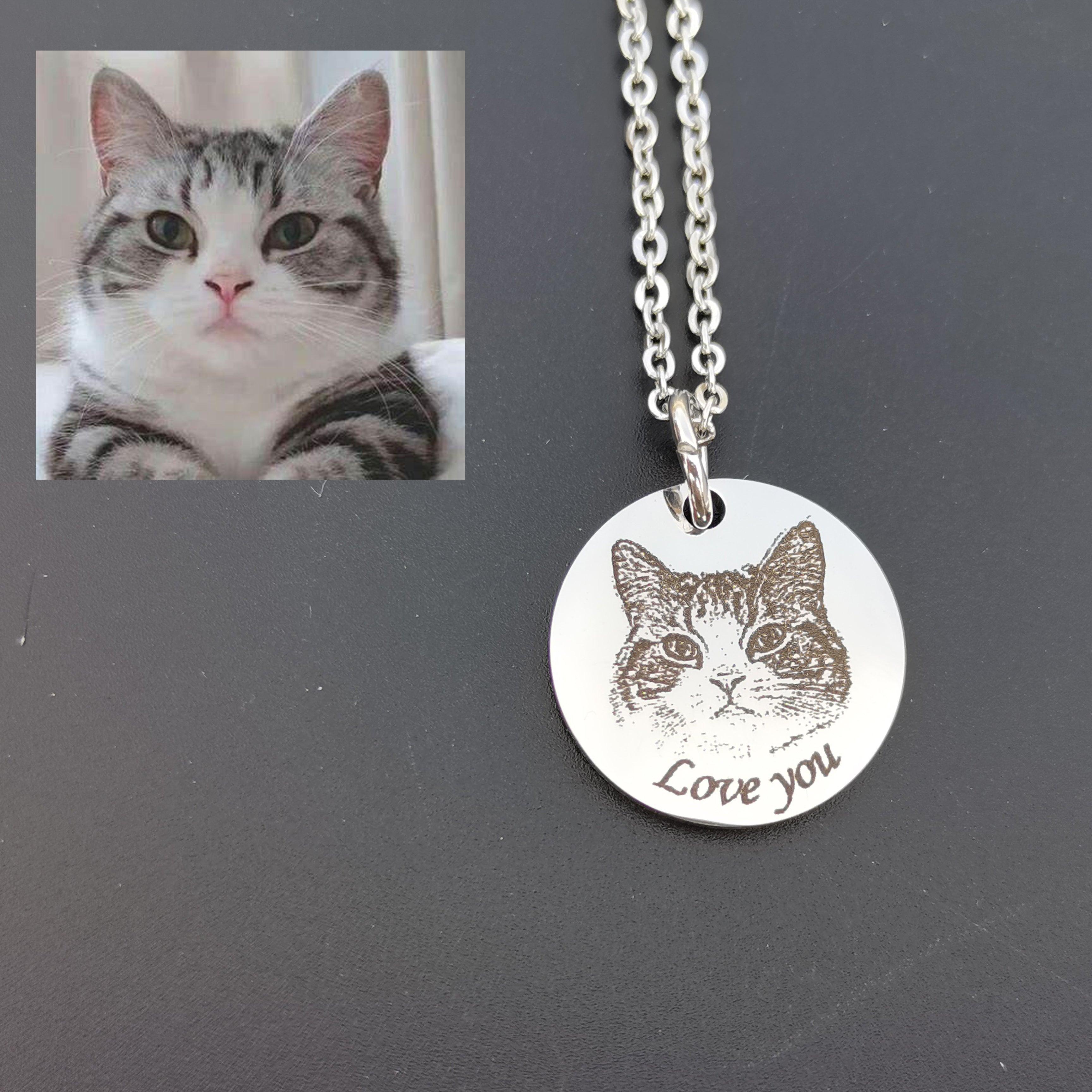 Personalized Cat Necklace Custom 1 Name Necklace Gift For Women | Personalized  cat necklace, Girlfriend gifts, Copper gifts