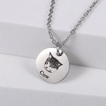 Buy Online Premium Quality Photo Engraved Pet Necklace - Pendantify
