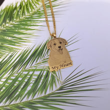 Buy Online Premium Quality Custom Photo Engraved Pet Necklace - Pendantify