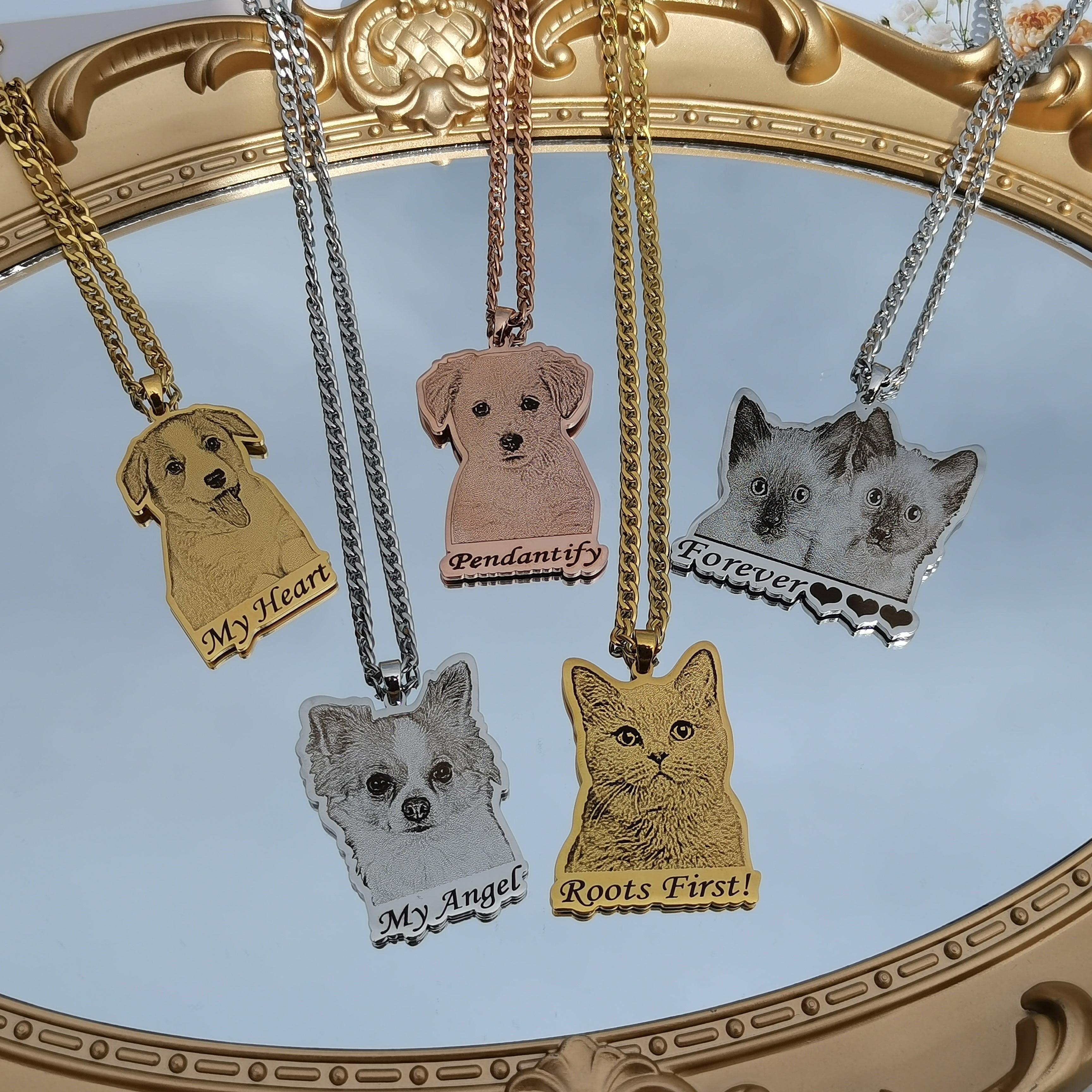 🐾 Personalized Pet Necklace & Keychain – LoveIt All