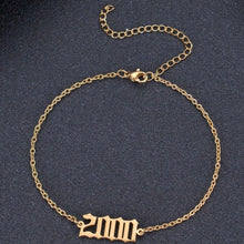 birth year anklet