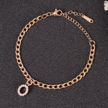 diamond initial bracelets