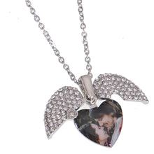 angel necklace diamond