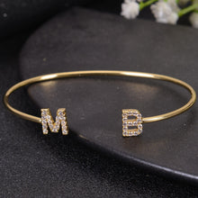 custom bracelet with two initials