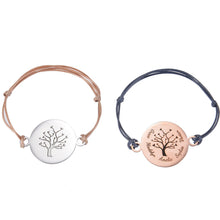 Custom family bracelet featuring a detailed tree design