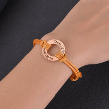 Wrist wearing personalized halo bracelet as everyday jewelry