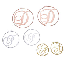 customized letter earring