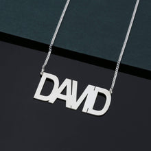 big name necklace silver