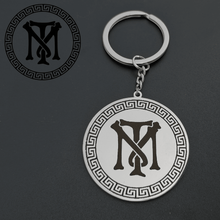 logo keychain silver