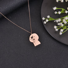 cartoon doodle necklace