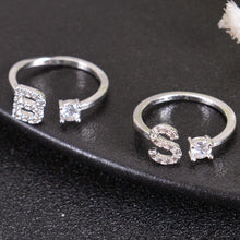 personalized initial ring