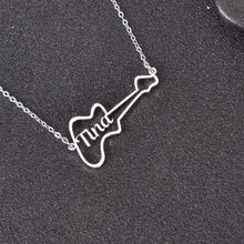 guitar necklace pendant
