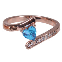 Buy Online Premium Quality Personalized Heart Birthstone Promise Name Ring - Pendantify