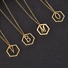 a-z initial necklace