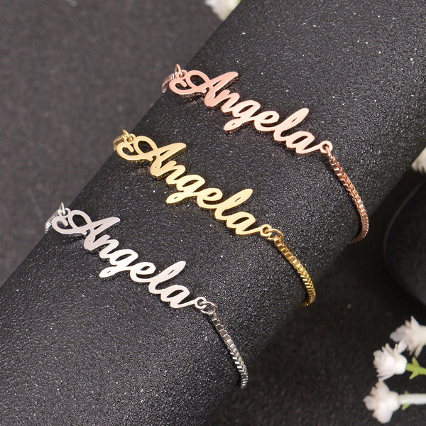 Personalized on sale adjustable bracelets