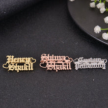 Personalized Name Brooch