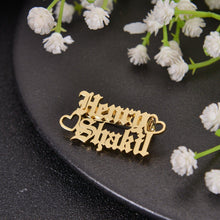 signature name brooch