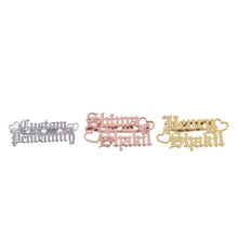 personalized name tie pin