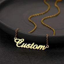 multiple style name necklace