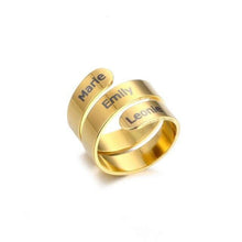 personalized wrap ring