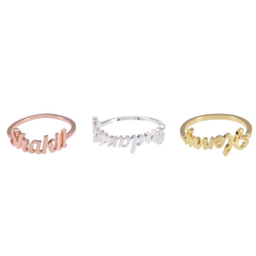 signature name ring