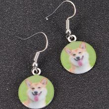 personalized photo drop earring