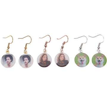 custom photo earring