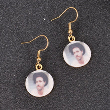 drop earrings with photo