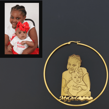 Personalized Photo Earring