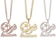 soccer necklace for boy