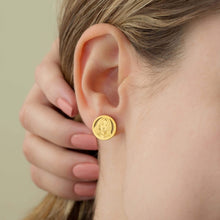 Photo Engraved Stud Earrings-Pendantify-Earrings,Personalization,photo earrings,val