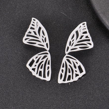 big butterfly wings earring