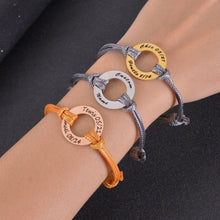 Wrist wearing personalized halo bracelet as everyday jewelry