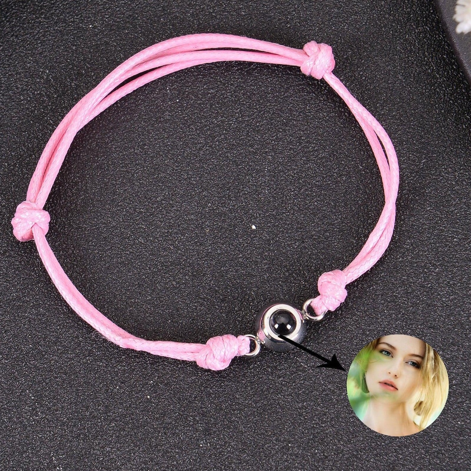 fabric link bracelet