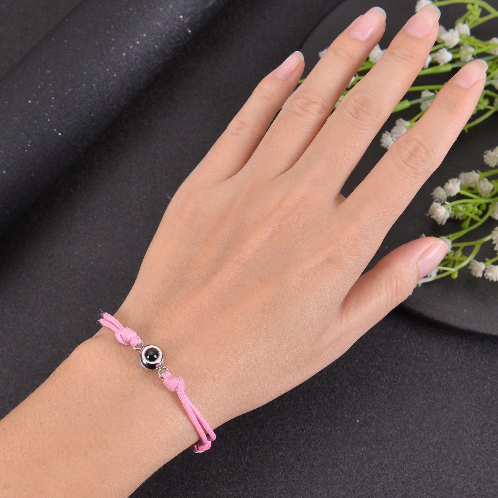 Photo Projection Bracelet Steel | Your most beautiful memory always on