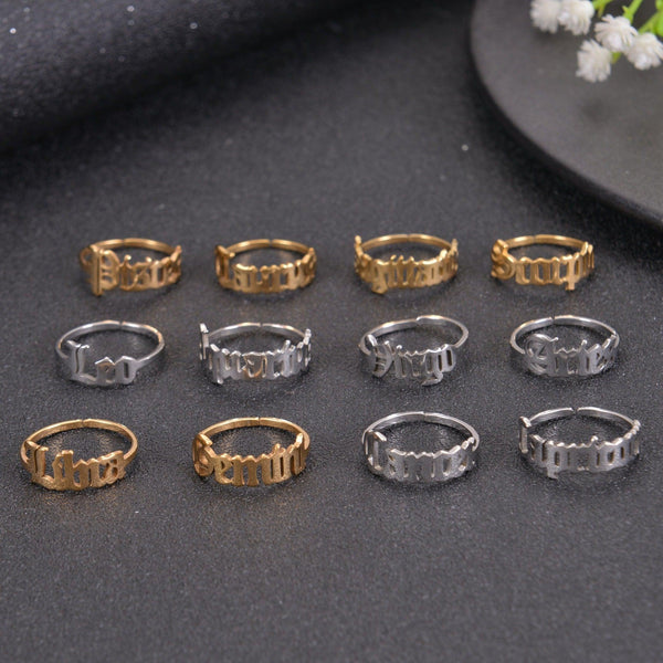 Star Sign Rings Buy Personalized Zodiac Sign Ring For Women | Pendantify